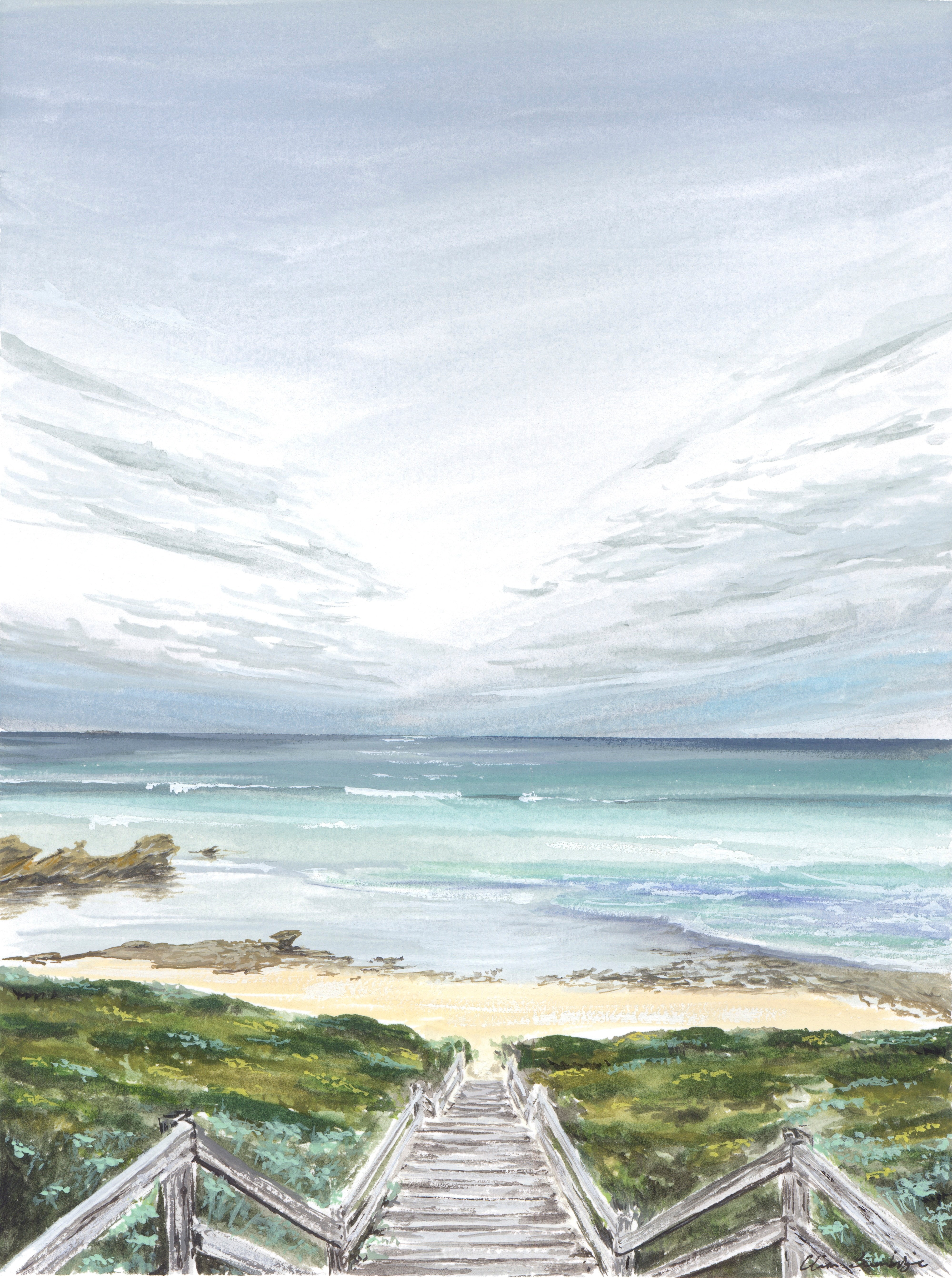 Wall Art - A4 Print - Sphinx Rock and Steps