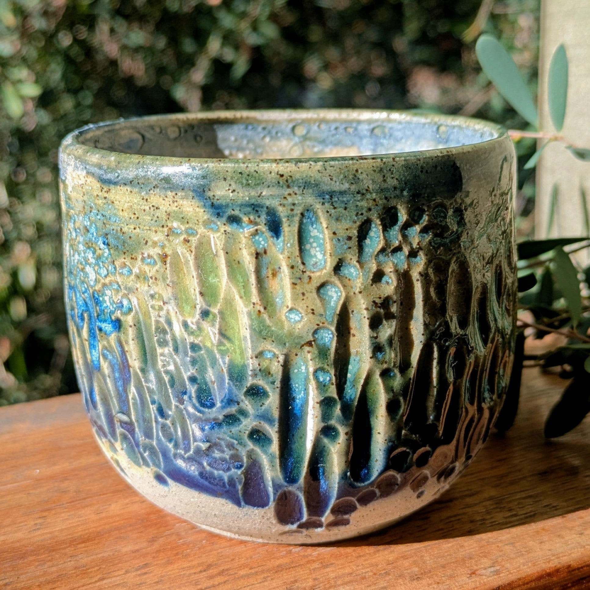 Organic textured cup