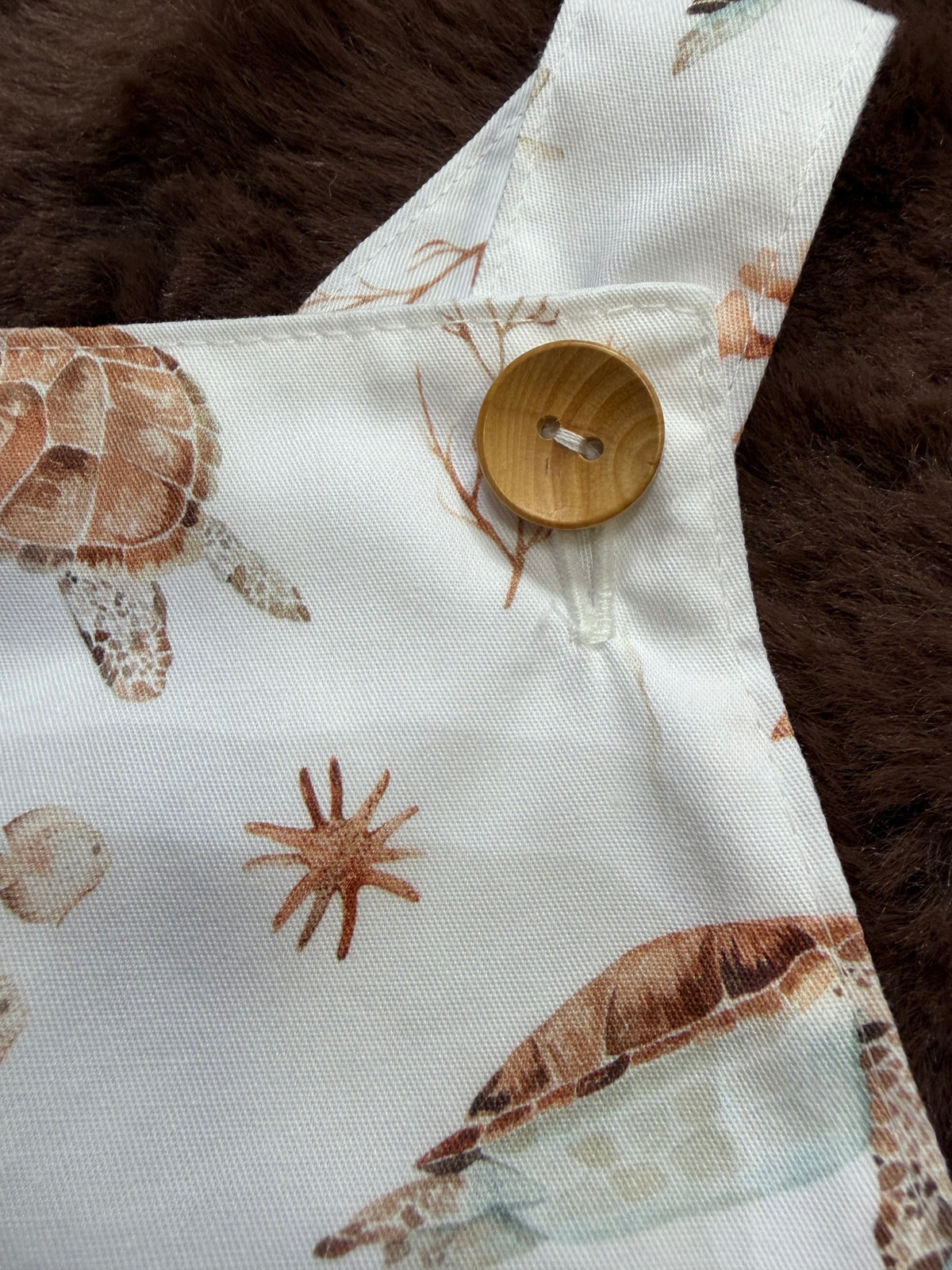 Turtles Fish and coral print baby romper
