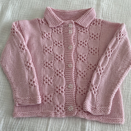 Pink Cardigan, 6-12months