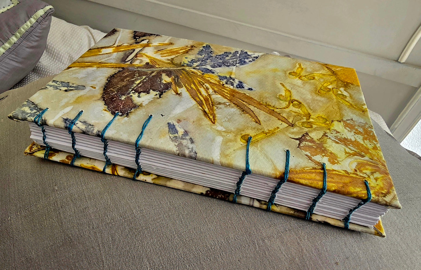 Golden Botanicals – Eco-Printed Journal
