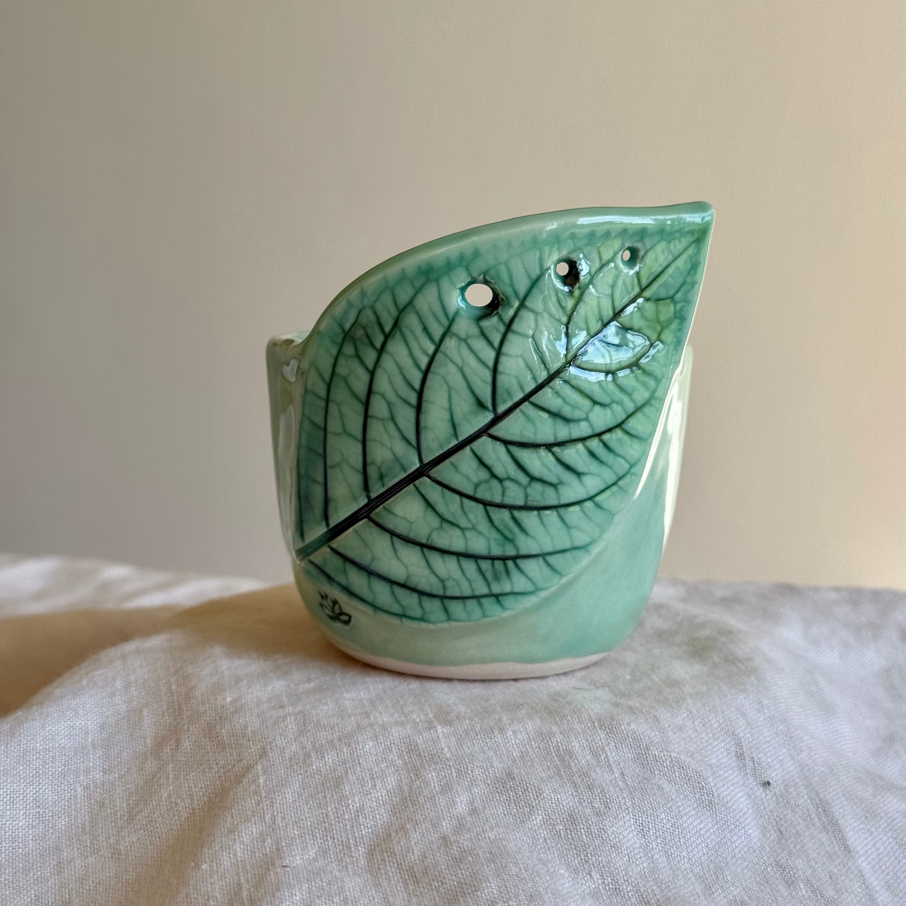 Herbie | Ceramic Herb Stripper | Wheel Thrown Pottery