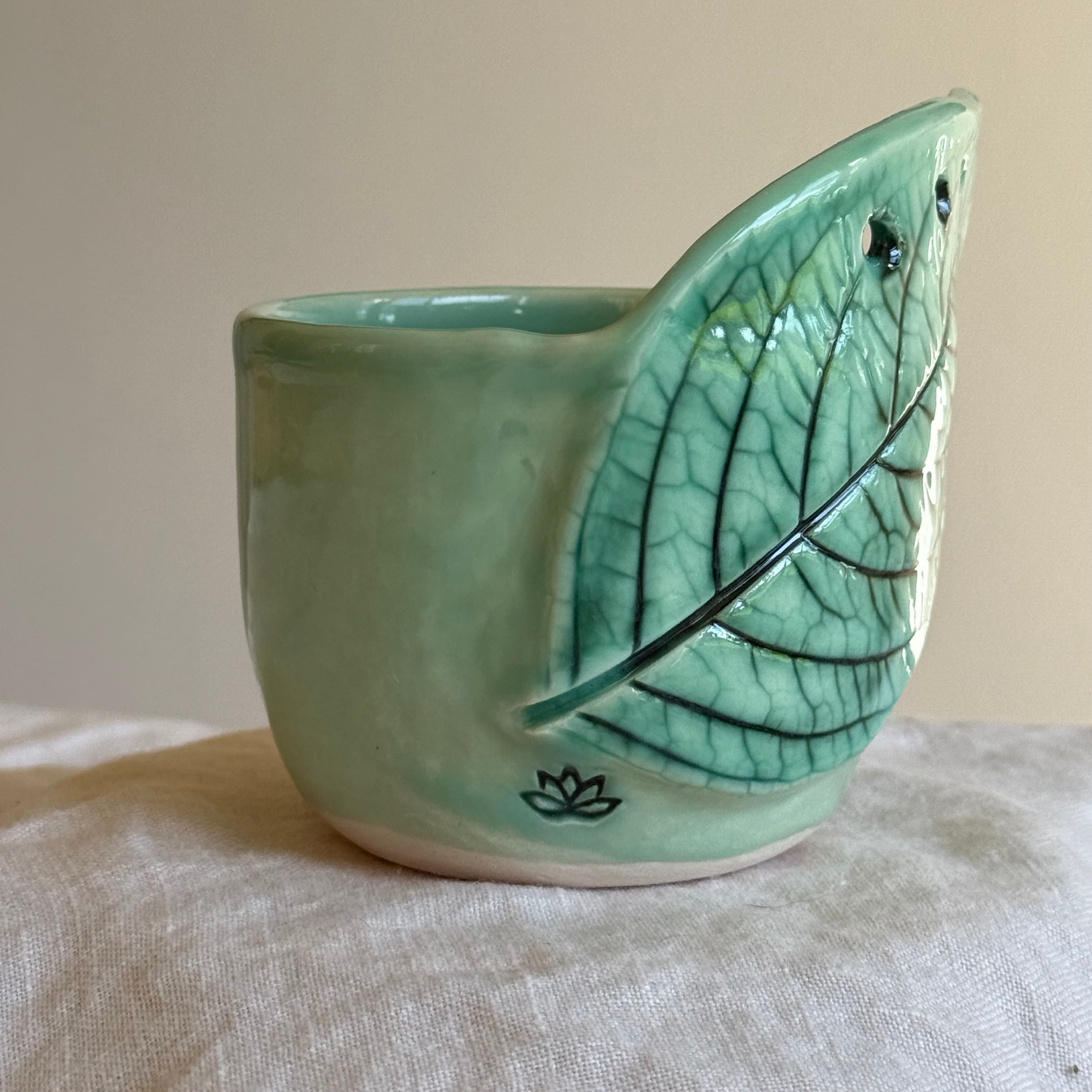 Herbie | Ceramic Herb Stripper | Wheel Thrown Pottery