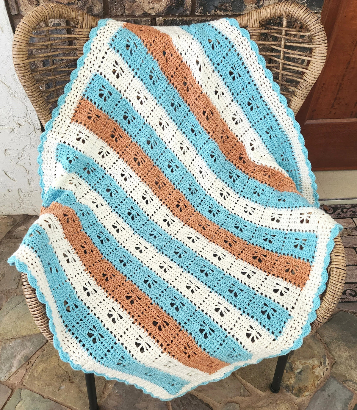 Call the Midwife Crocheted Blanket... Butterfly Variation