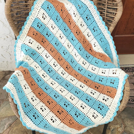 Call the Midwife Crocheted Blanket... Butterfly Variation