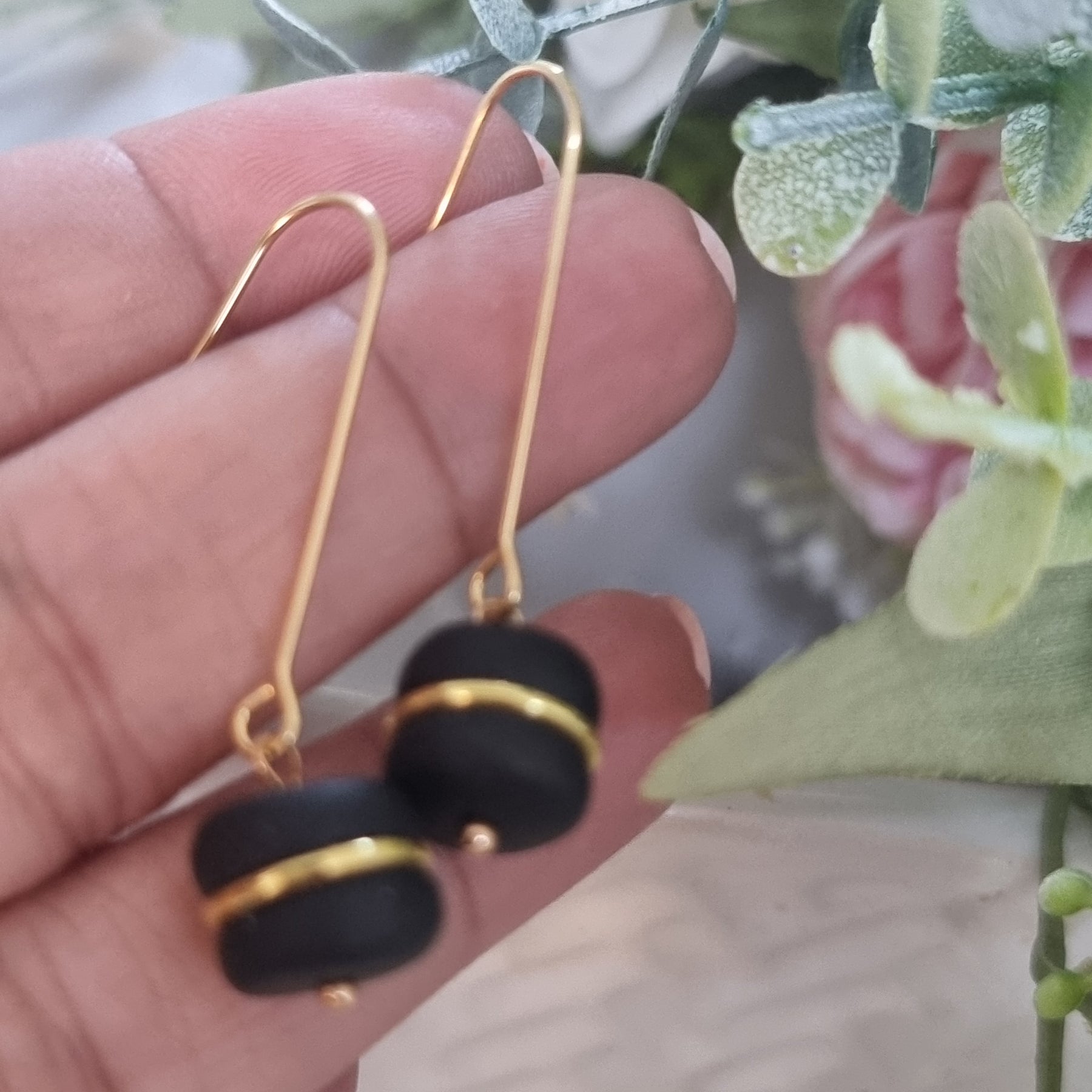 Chrimson Gold Dangles