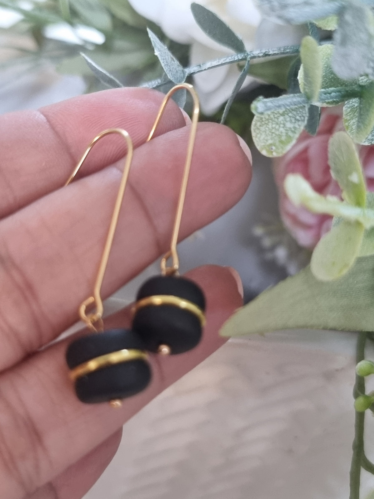 Chrimson Gold Dangles