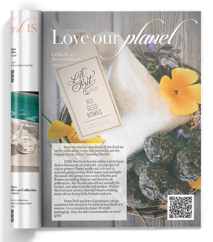 Organic Bee Seed Bombs 6 Pack