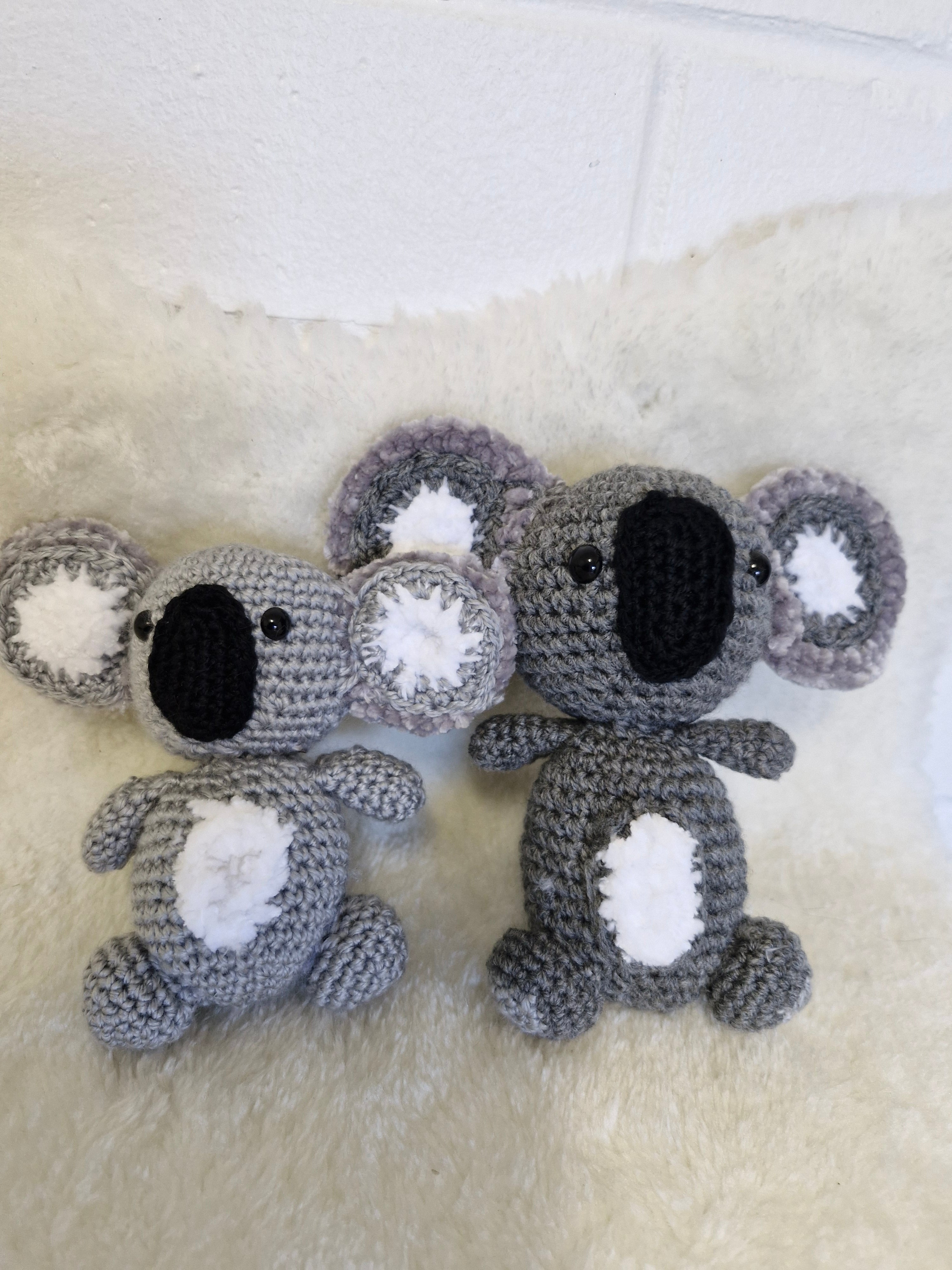 The Aussie Duo: Premium Hand-Crocheted Koalas