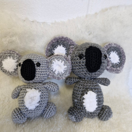 The Aussie Duo: Premium Hand-Crocheted Koalas