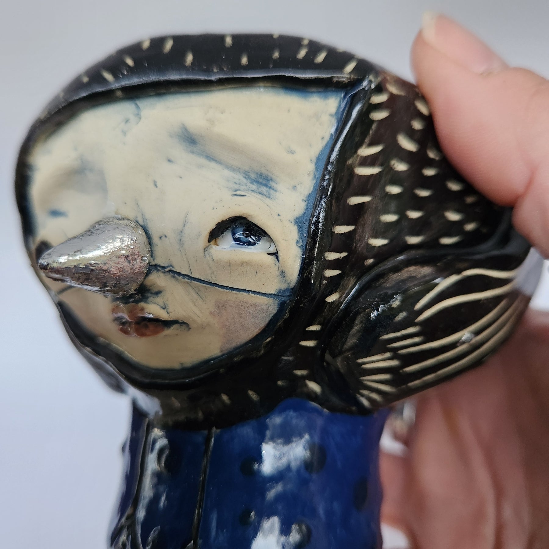Treasure keeper, clay bird