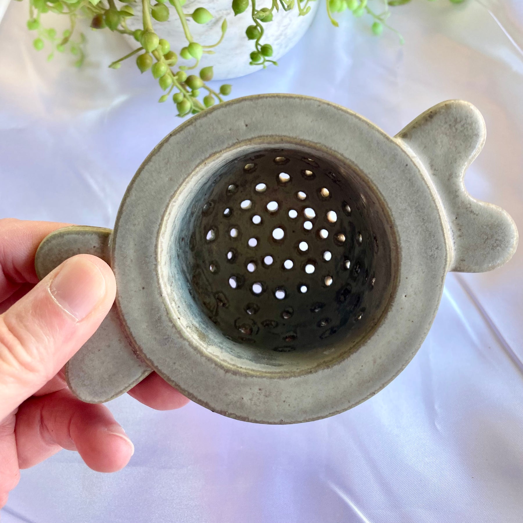 Ceramic Loose Leaf Tea Infuser|Strainer|Handmade Pottery