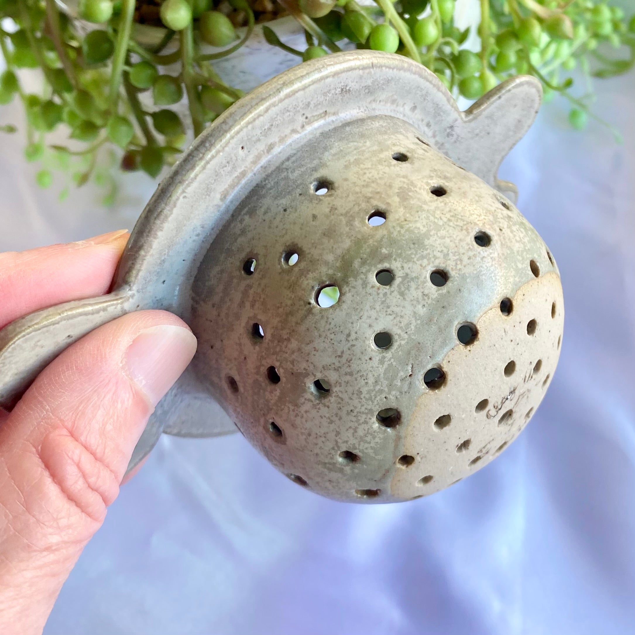 Ceramic Loose Leaf Tea Infuser|Strainer|Handmade Pottery
