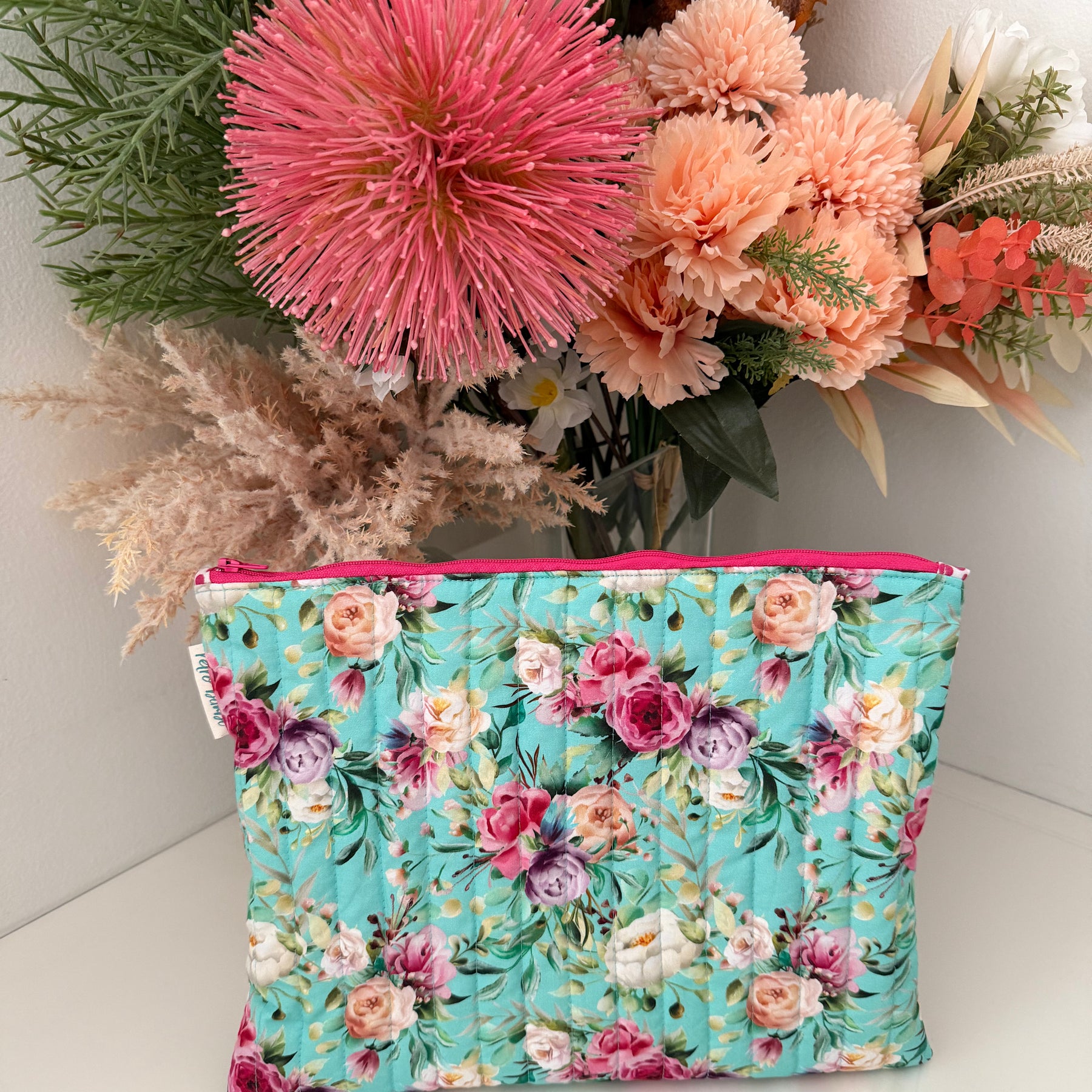 Quilted IPad Zipper Pouch - Various Designs
