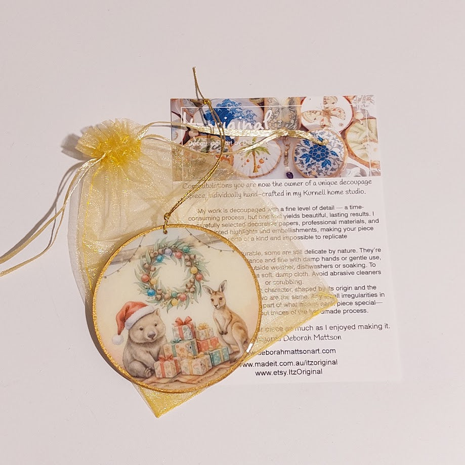Unique Australian Animal Christmas Decorations, create your set