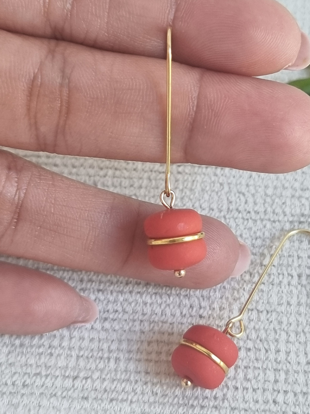 Chrimson Gold Dangles