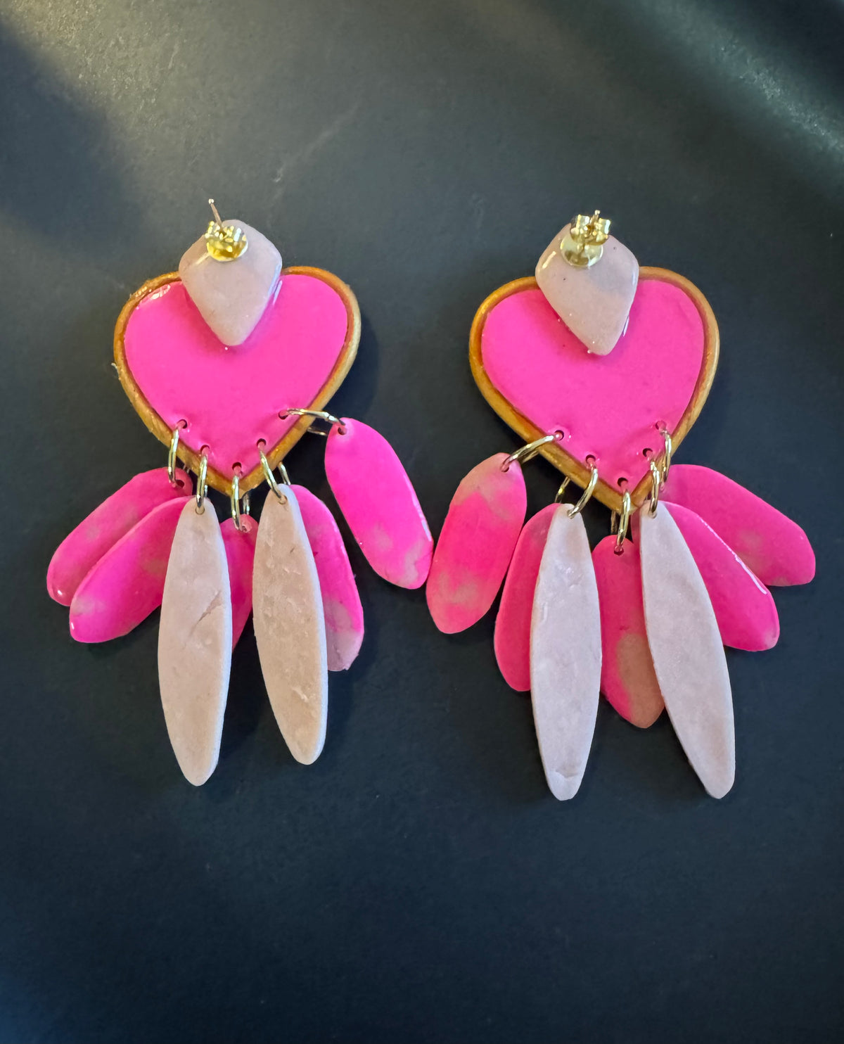 Tutu polymer clay earrings