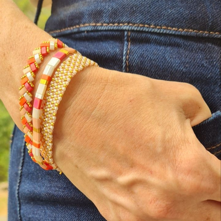 Stacked & Sorted Beaded Bracelet Set