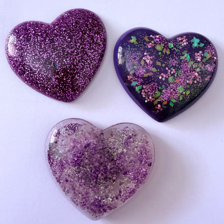 Set Of 3 Heart Magnets