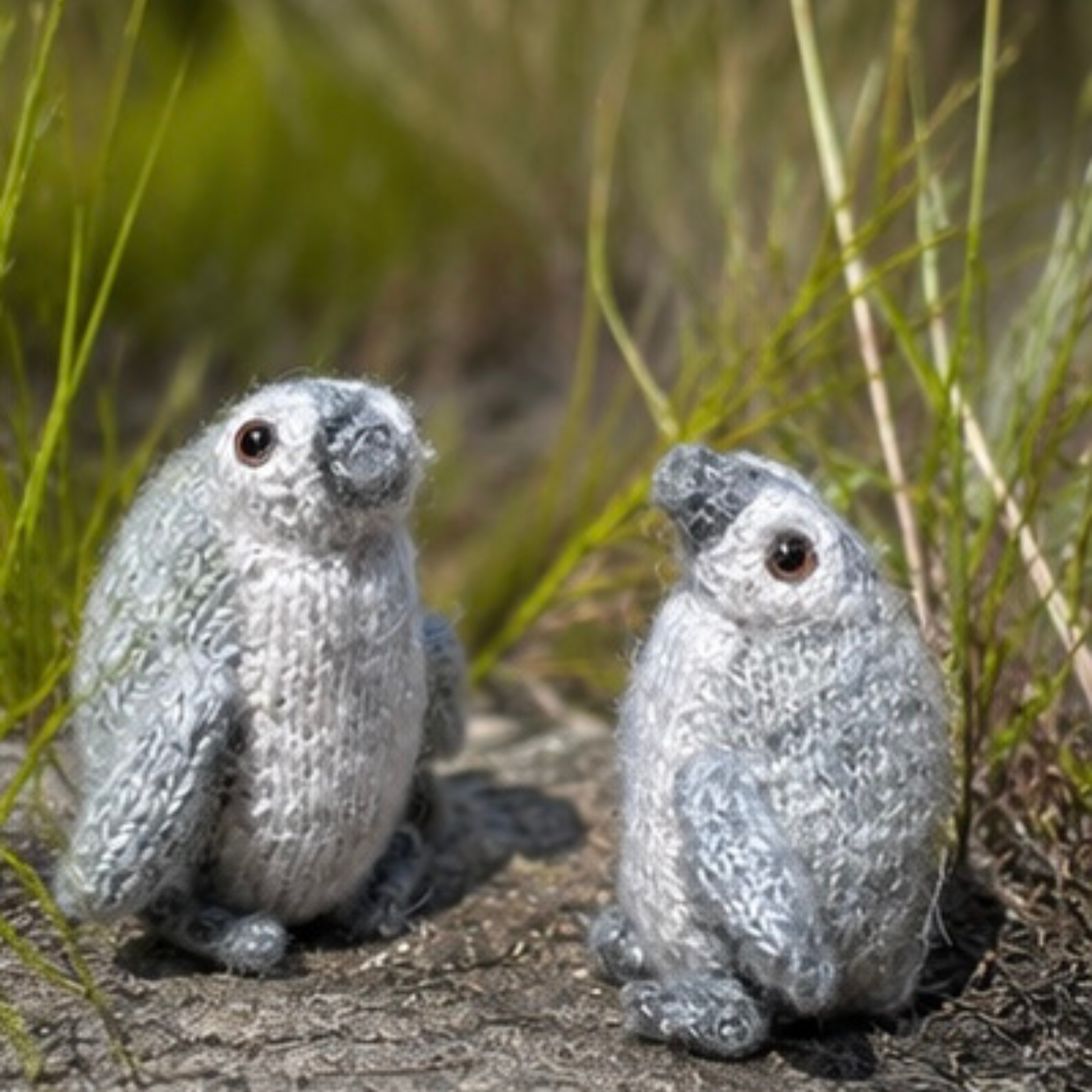 Handmade Fibre Art Penguin Collectable Gift