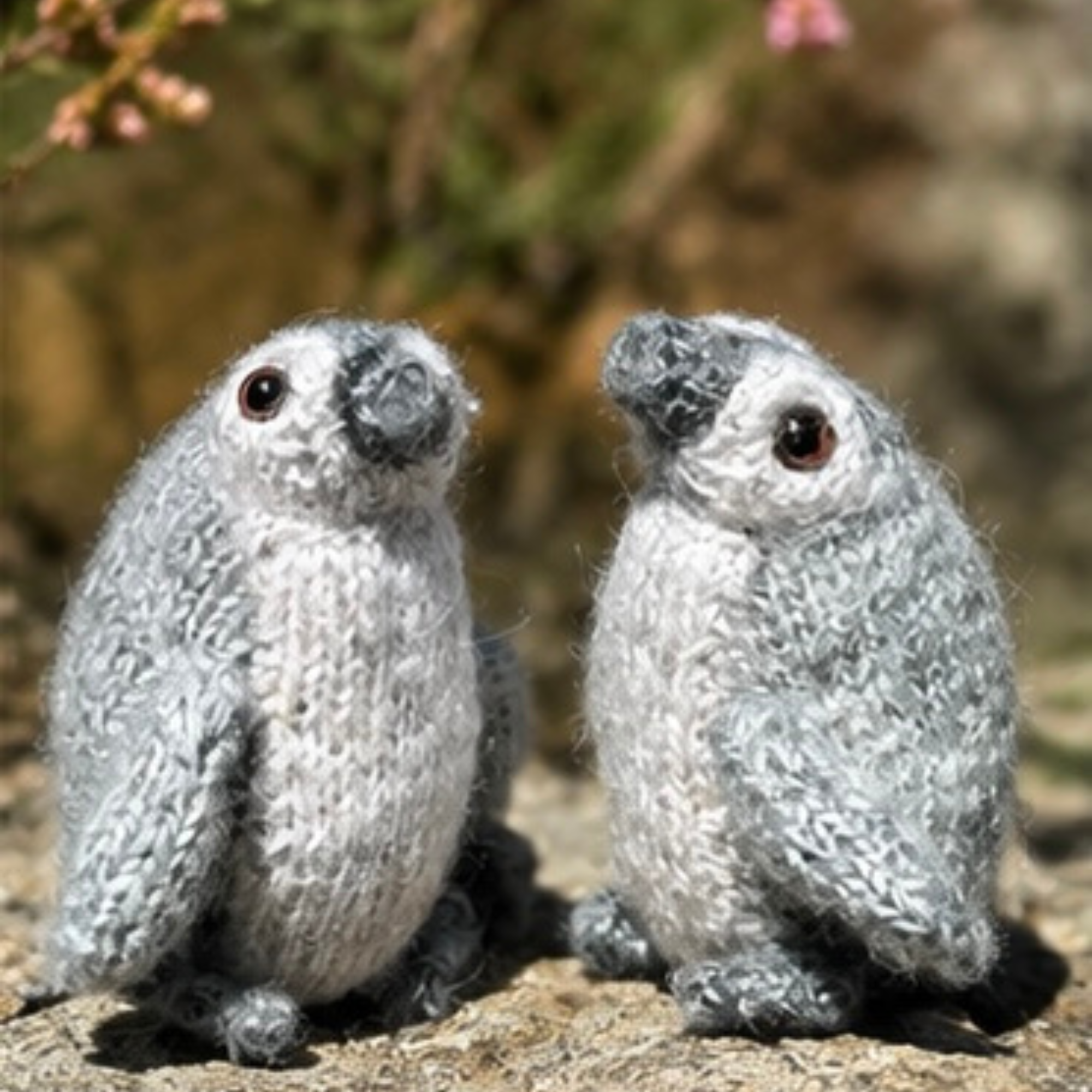Handmade Fibre Art Penguin Collectable Gift