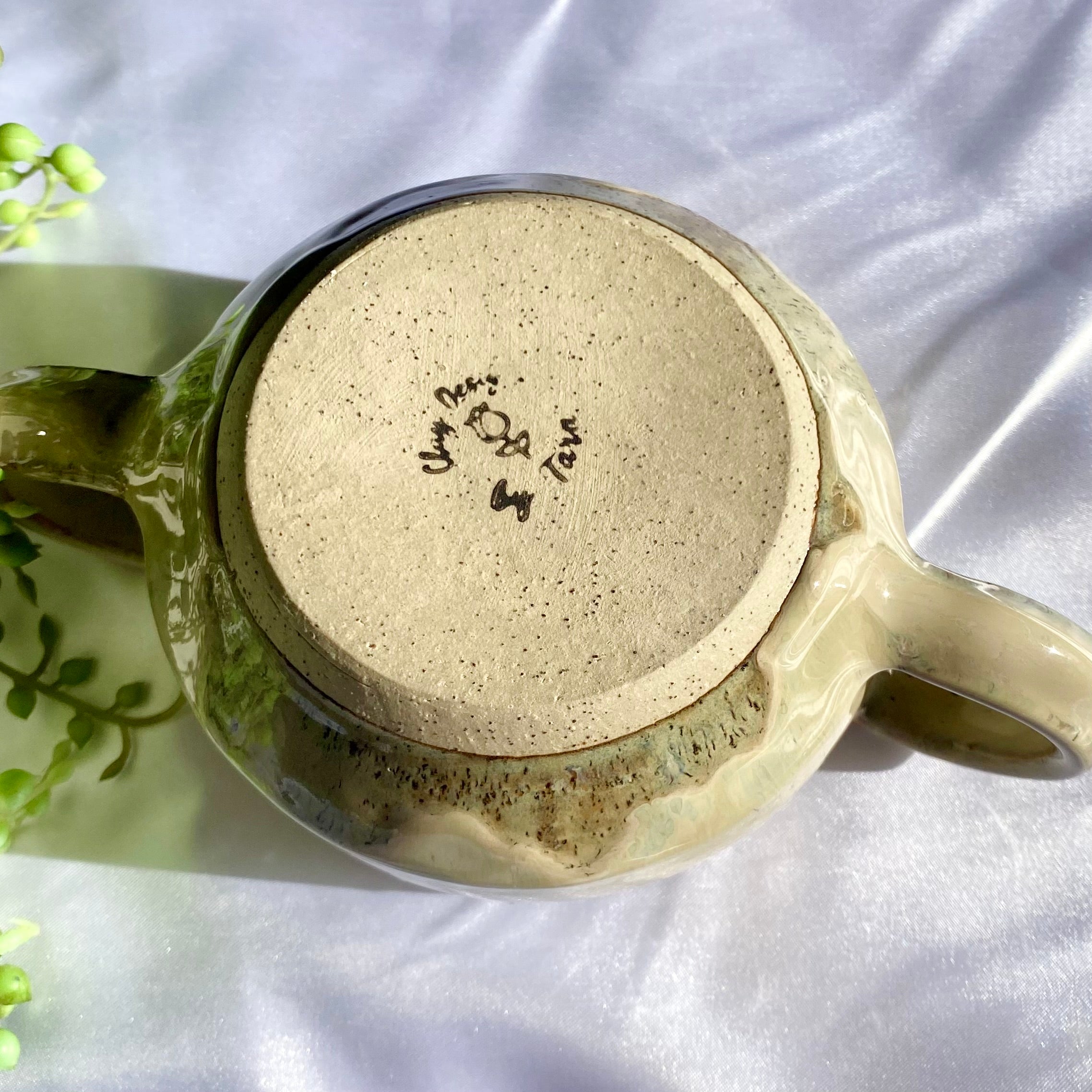 2 Handled Cup / Wheel Thrown Pottery