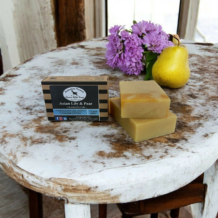 Australian Natural Goats Milk Soap - Asian Lily & Pear