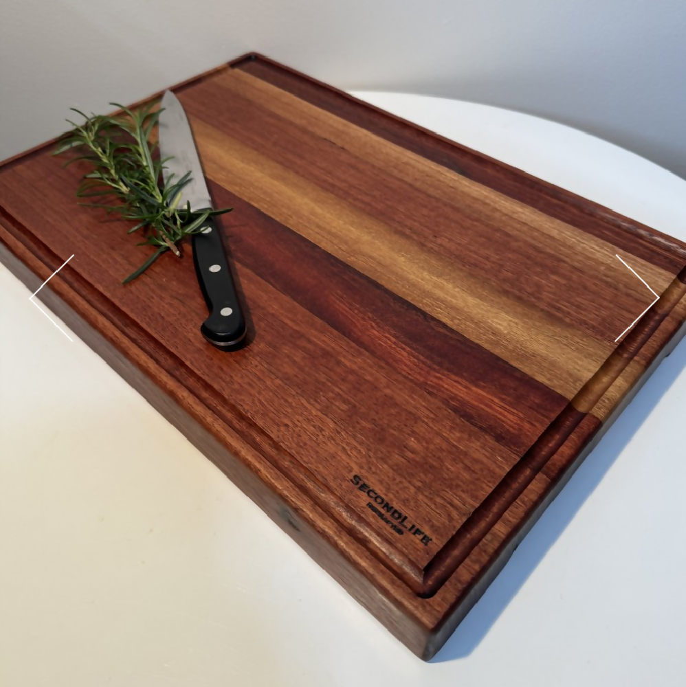 Recycled Hardwood Cutting Board - Wooden Chopping Board 2