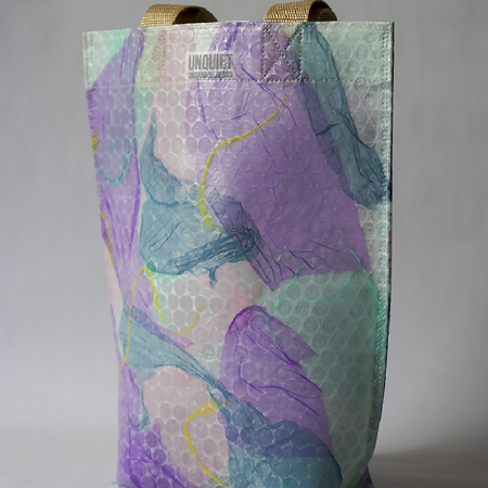 Mini Tote Bag | 100% Handcrafted from Recycled soft plastic - fused pattern