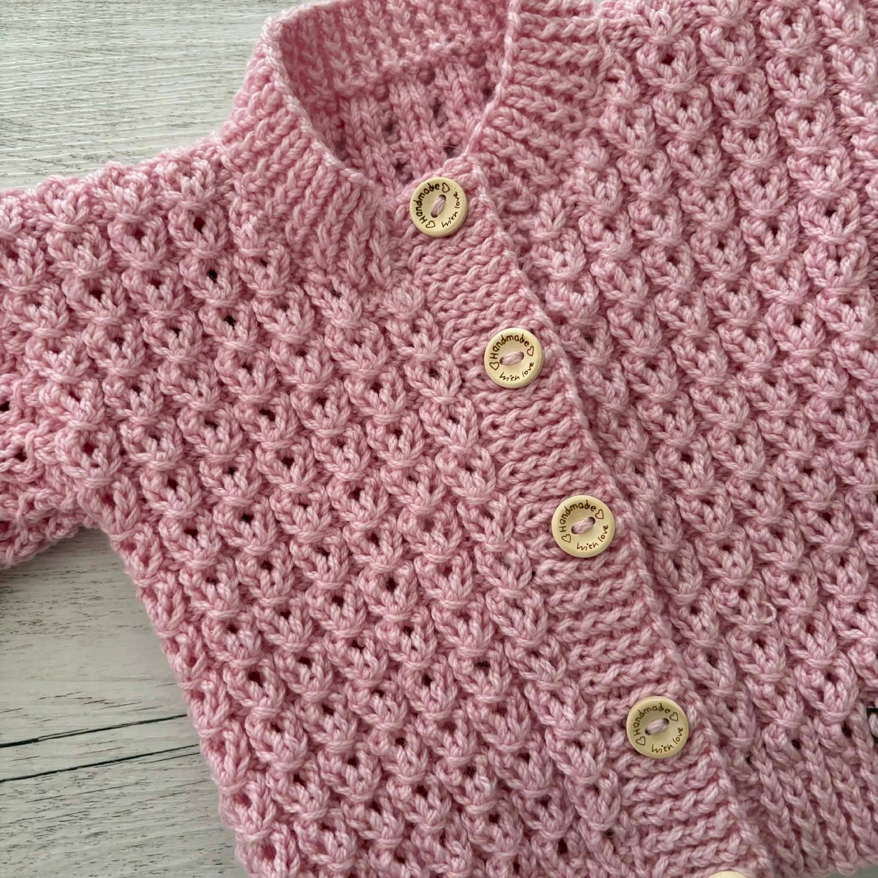 Hand Knitted Baby Cardigan