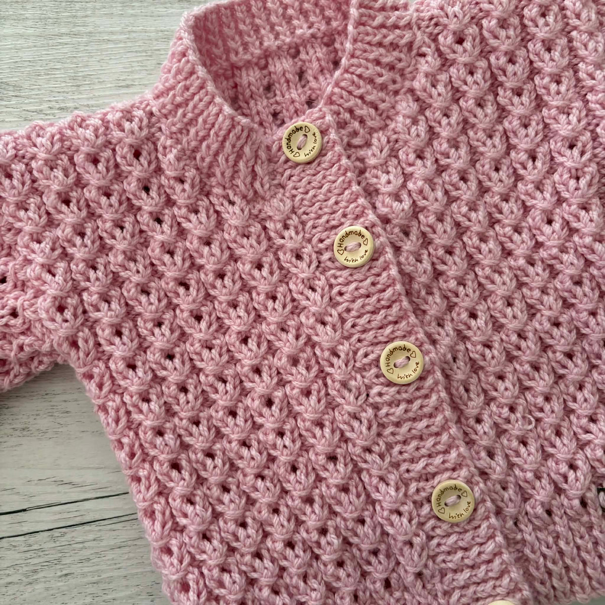 Hand Knitted Baby Cardigan