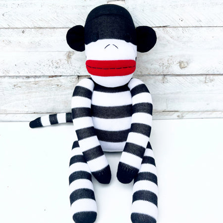 Wilson the Sock Monkey - READY TO SHIP soft toy