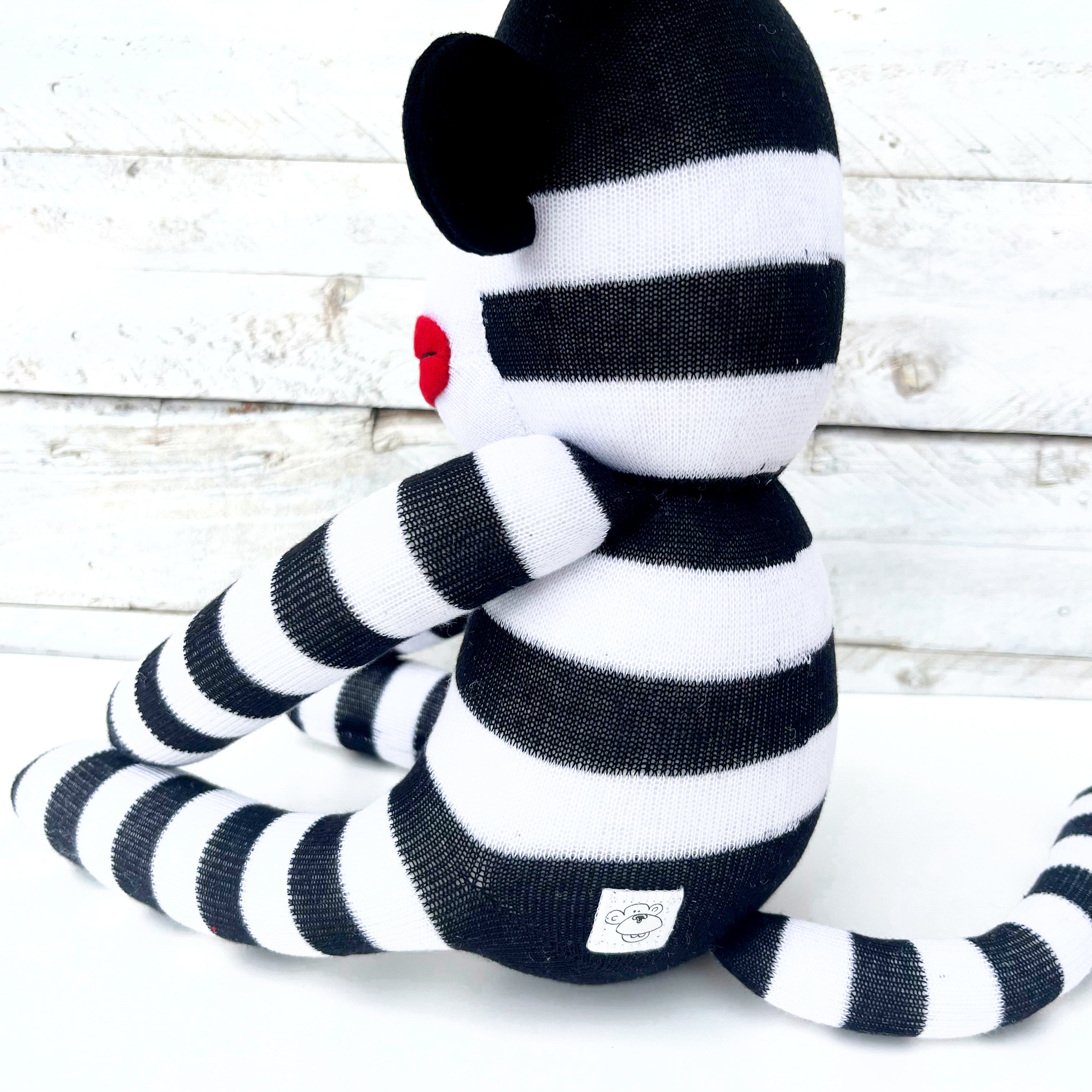 Wilson the Sock Monkey - READY TO SHIP soft toy