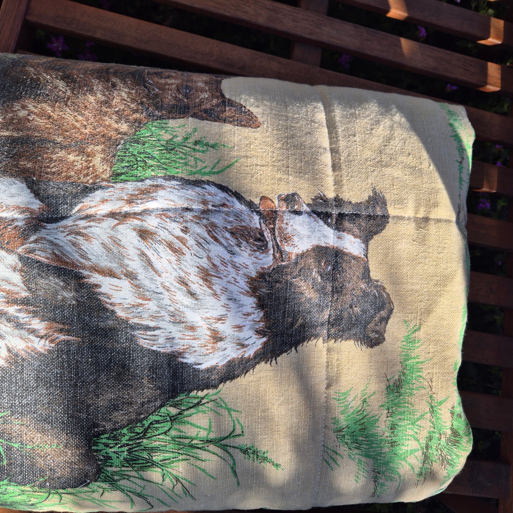 Mini muster time, baby quilt with a farm theme