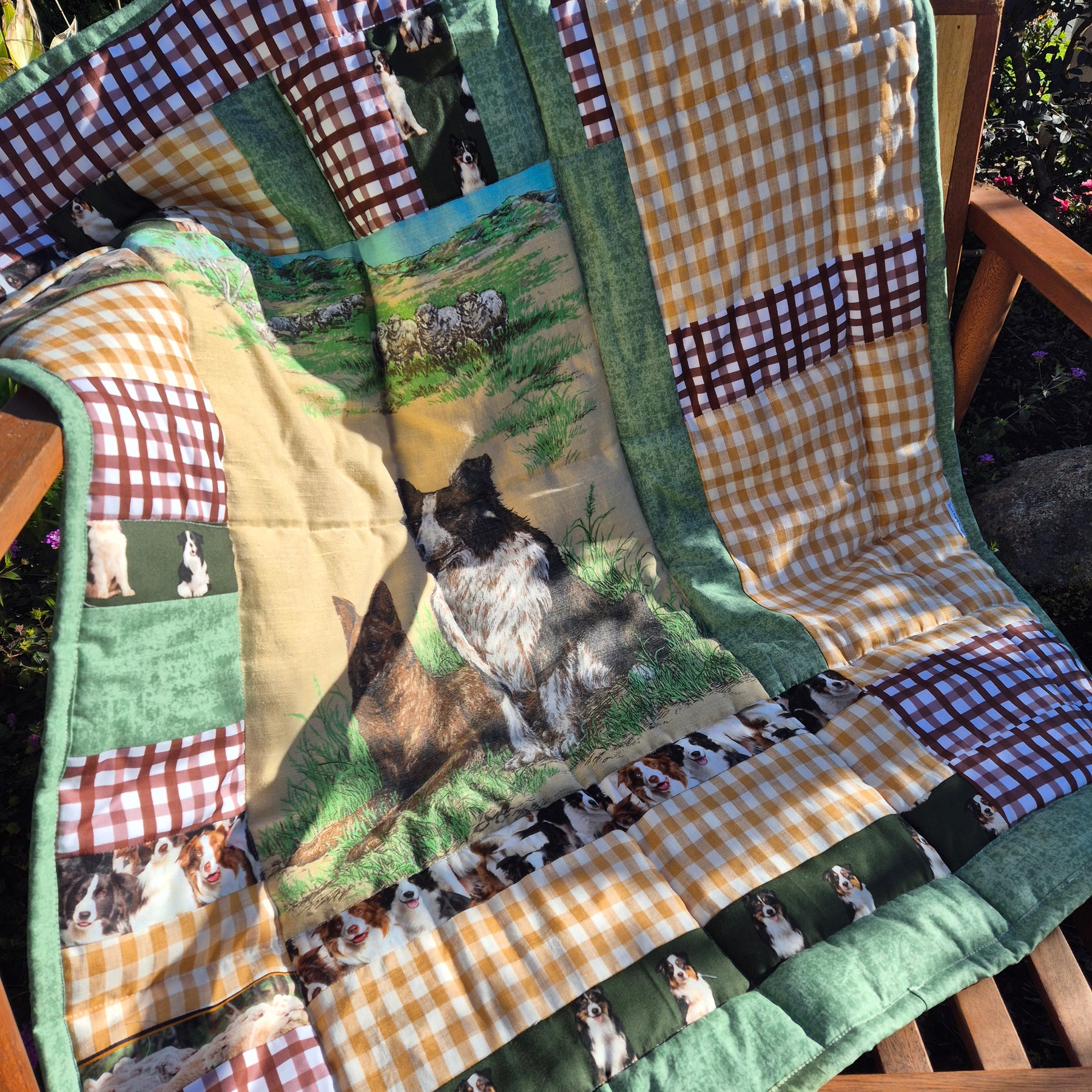 Mini muster time, baby quilt with a farm theme