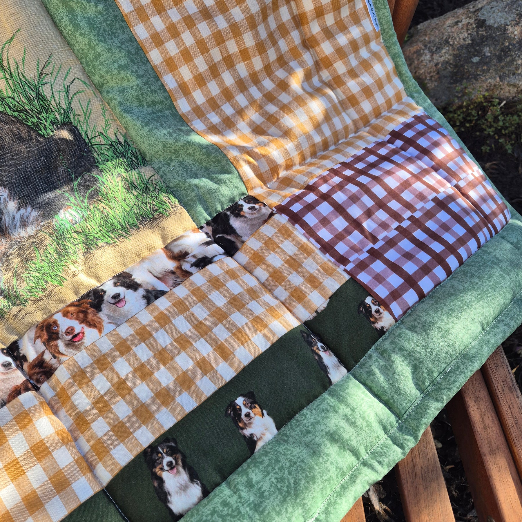 Mini muster time, baby quilt with a farm theme