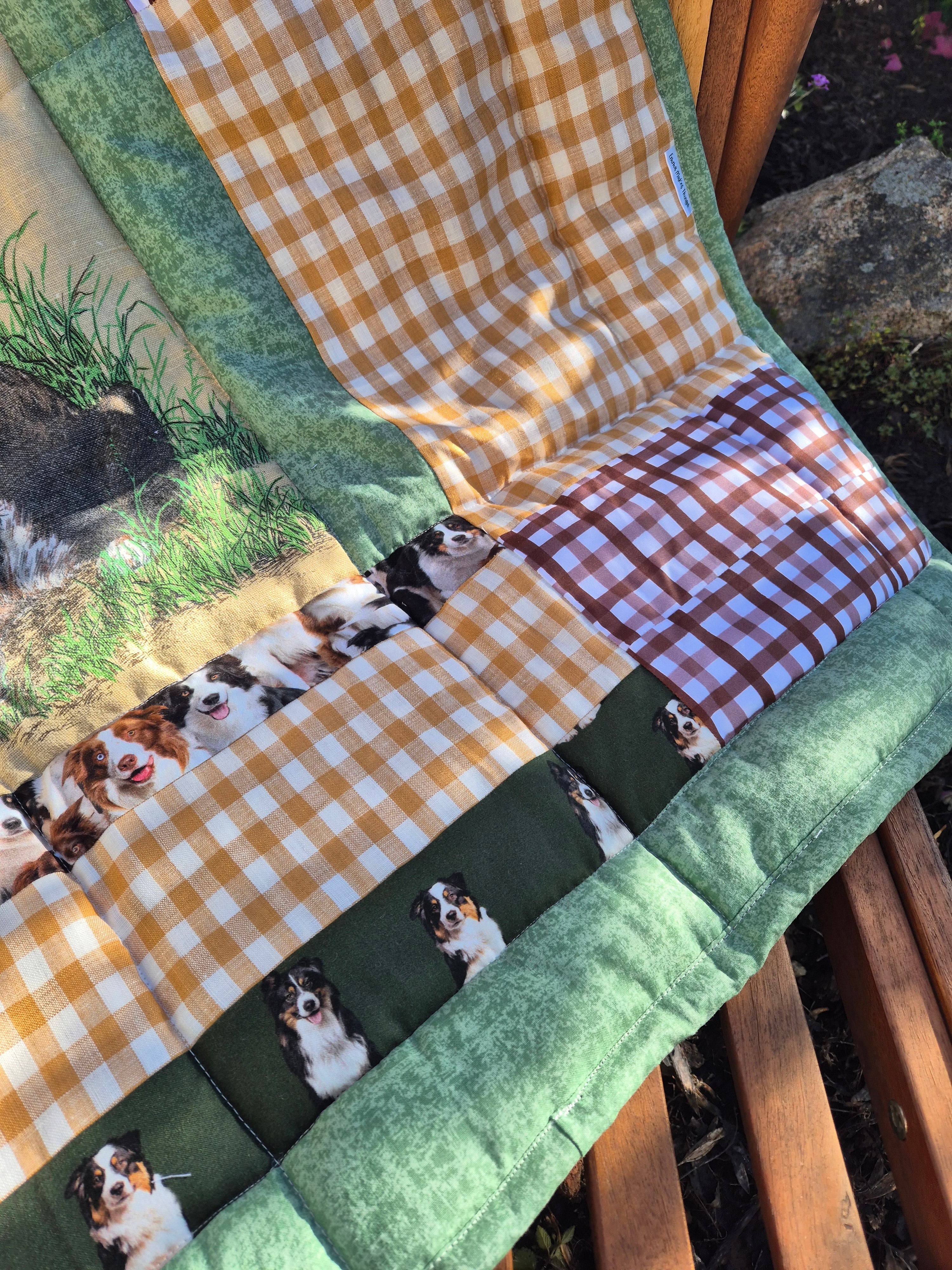 Mini muster time, baby quilt with a farm theme