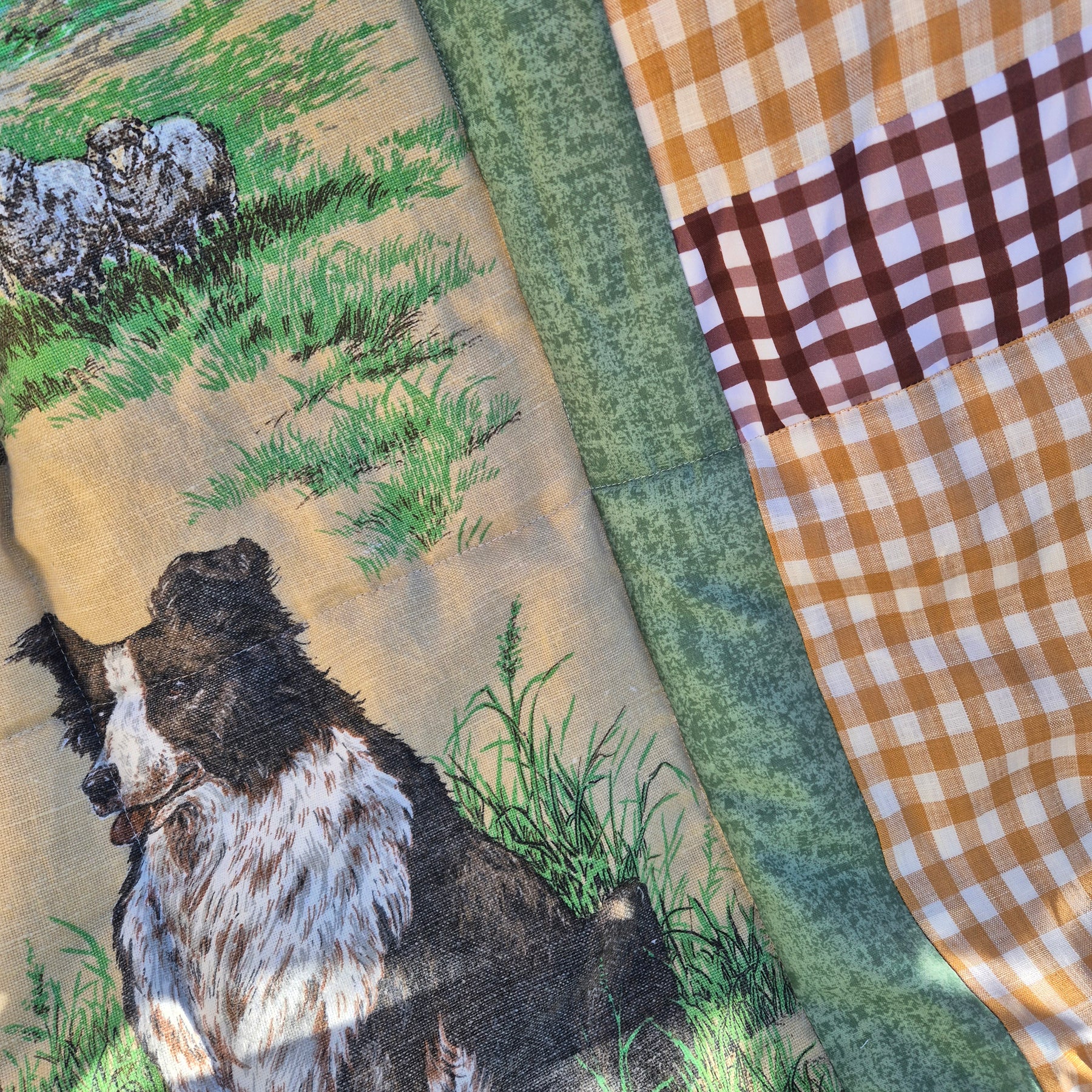 Mini muster time, baby quilt with a farm theme