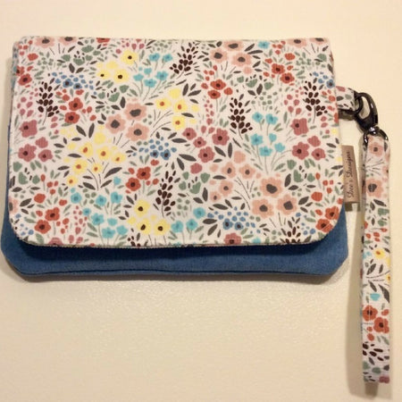 Ashley Clutch Bag - Aqua