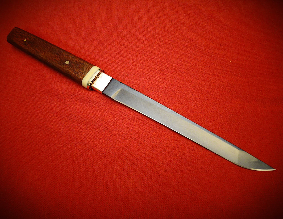 Tanto fixed blade art jarrah timber wood craft