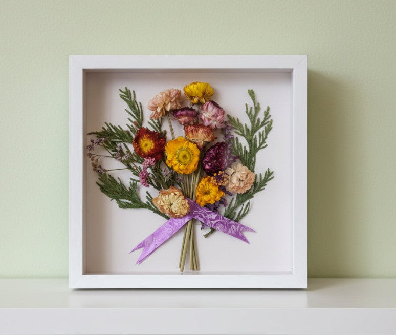 EVER AFTER BLOOMS - SHADOW BOX - YOUR FLOWERS