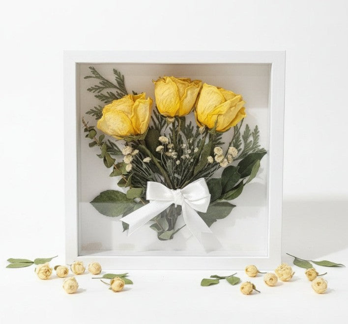 EVER AFTER BLOOMS - SHADOW BOX - YOUR FLOWERS