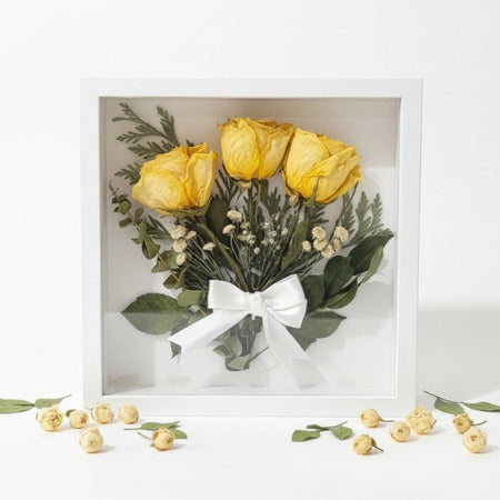 EVER AFTER BLOOMS - SHADOW BOX - YOUR FLOWERS
