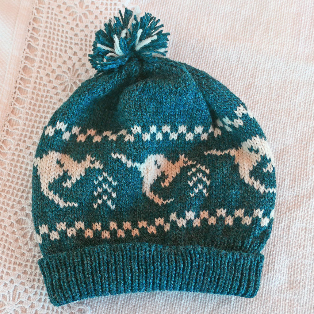 Beanies, handmade, Australian kangaroos. Aussie wool, free post