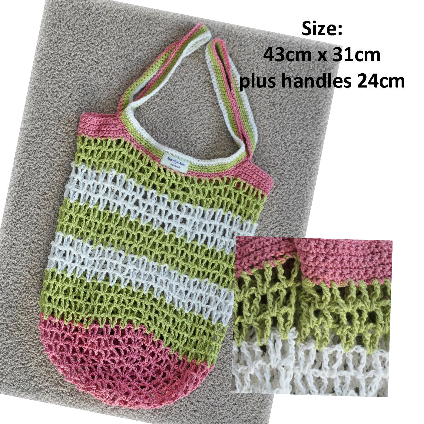 Bags: Market/shopping/project bags, Sturdy, colourful, free post