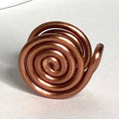 Spiral ear cuff | Unisex | Silver Titanium Bronze & more | Compression clip on | 3 sizes