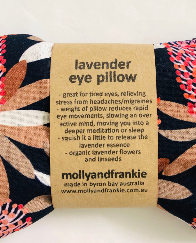 Lavender or Chamomile and Organic Linseed Eye Pillow