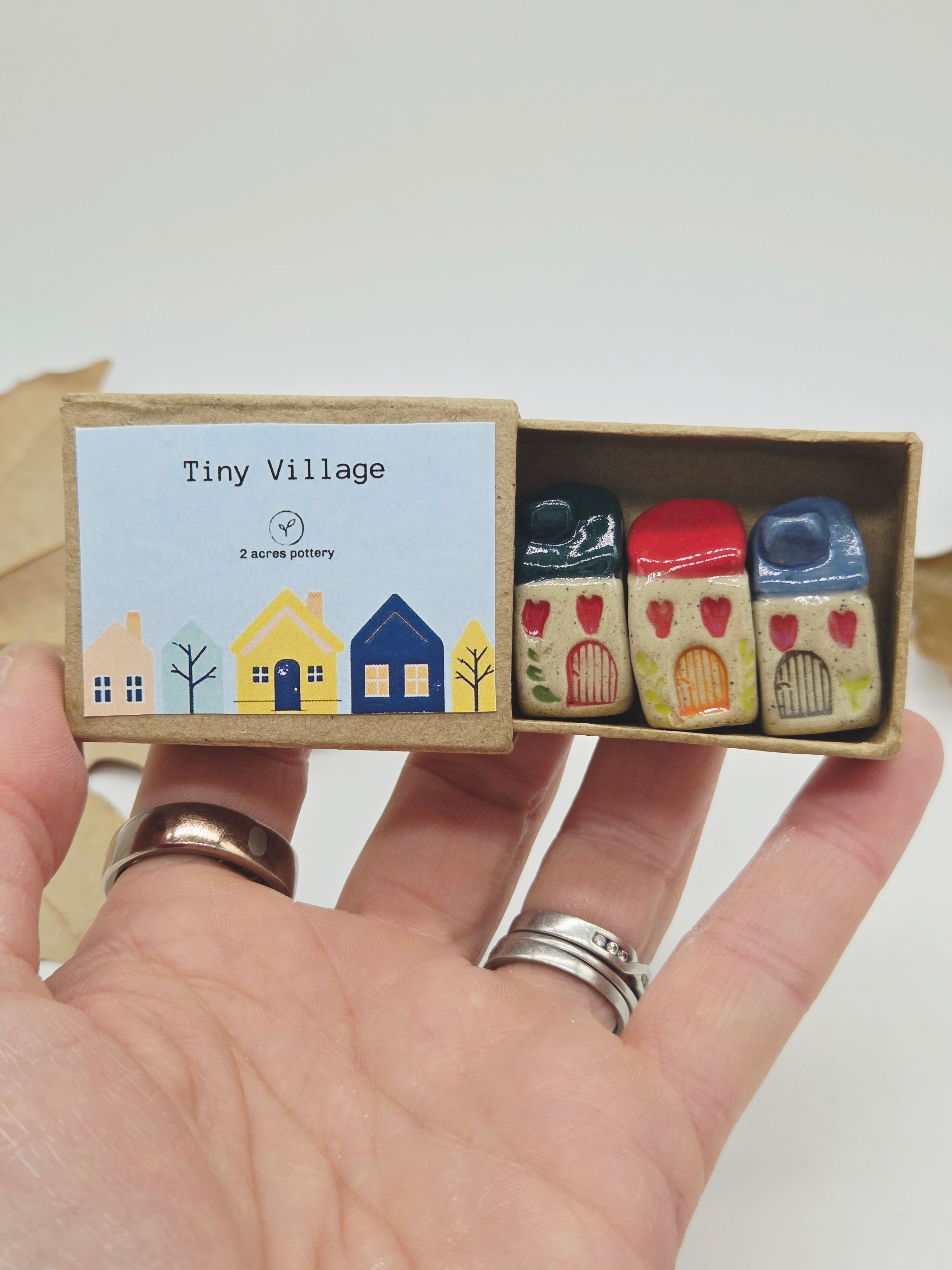 Tiny Ceramic Village - Toffee Apple Close