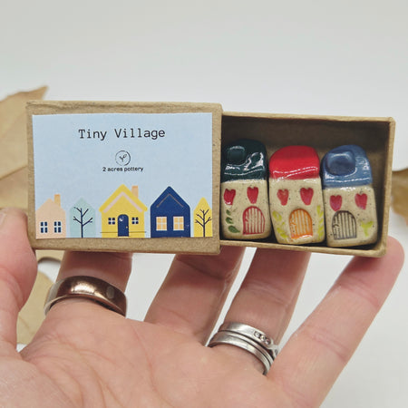 Tiny Ceramic Village - Toffee Apple Close