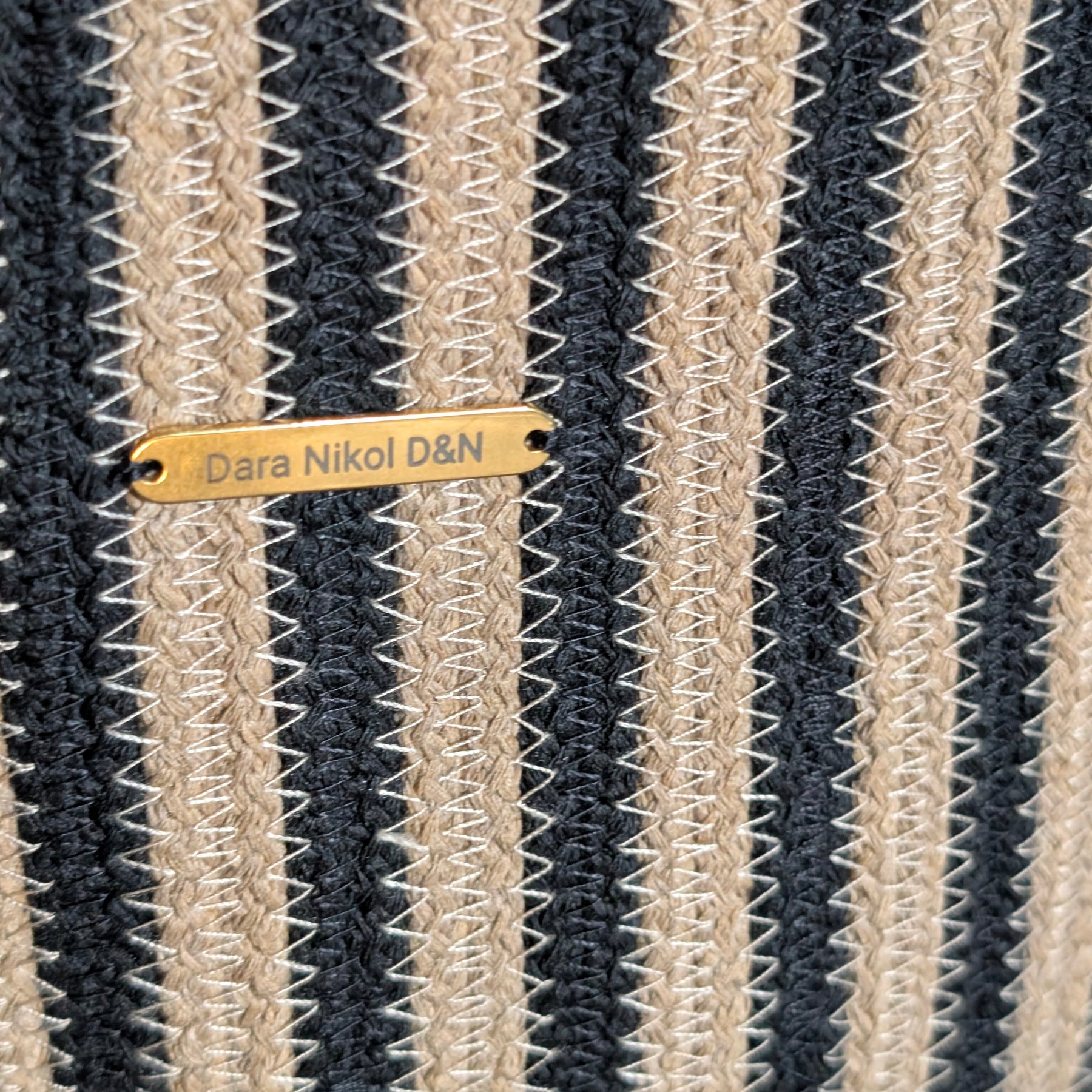 "Ritz" (L) Handmade Cotton Cord Bag